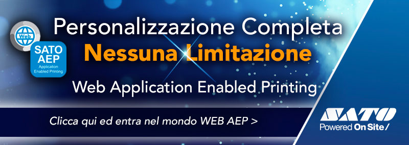 Personalizzazione Completa - Nessuna Limitazione - WEB Application Enabled Printing - Clicca qui ed entra nel mondo WEB AEP