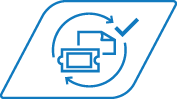 Verbetert het labelingproces pictogram