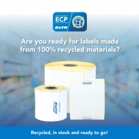 SATO Europe präsentiert das nachhaltige Europäische Consumables Programm (ECP) mit 100% recycelten Etiketten 