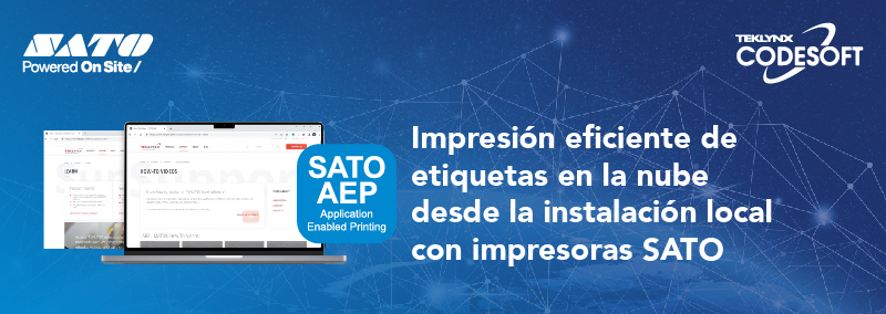 Impresión eficiente de etiquetas en la nube desde la instalación local con impresoras SATO