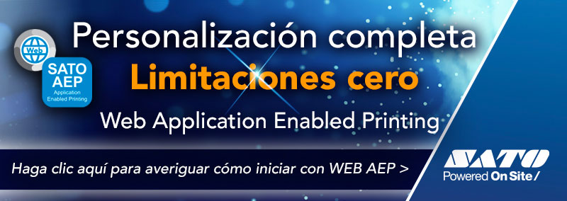 Personalización completa - Limitaciones cero - WEB Application Enabled Printing - Haga clic aquí para averiguar cómo iniciar con WEB AEP