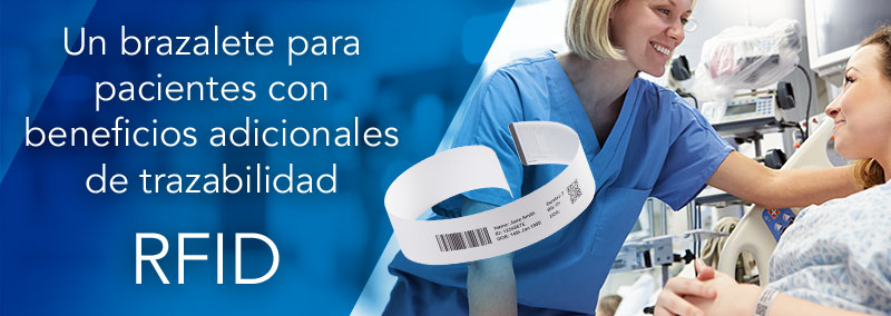 Un brazalete para pacientes con beneficios adicionales de trazabilidad RFID