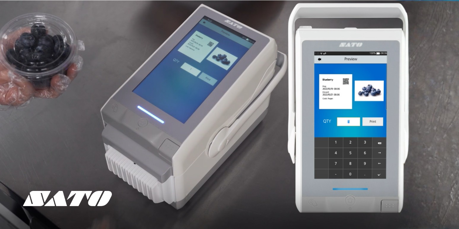 SATO FX3-LX en cocina