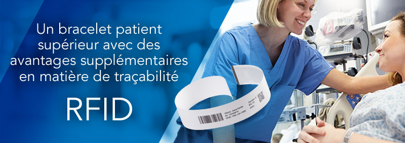 Un bracelet patient supérieur avec des avantages supplémentaires en matière de traçabilité RFID