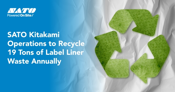 Les unités de SATO Kitakami recycleront 19 tonnes de glassine par an