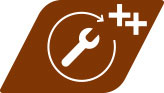 Bronze spanner icon