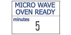 Hand labeller food label example