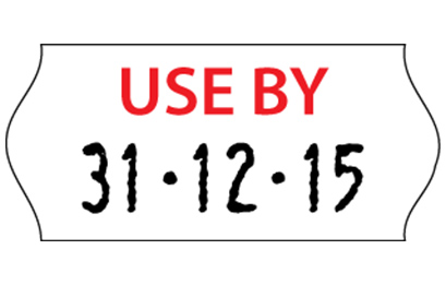 SATO one line handheld label example