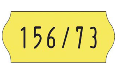 SATO one line handheld label example