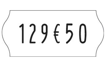 SATO one line handheld label example