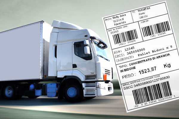 Delivery with tracking label