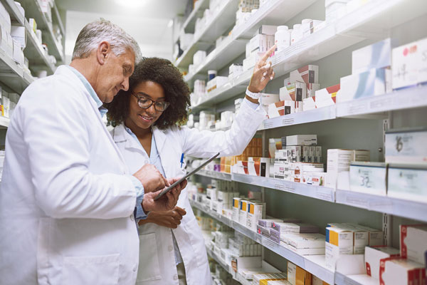 Picking patient medicines in Pharmacy