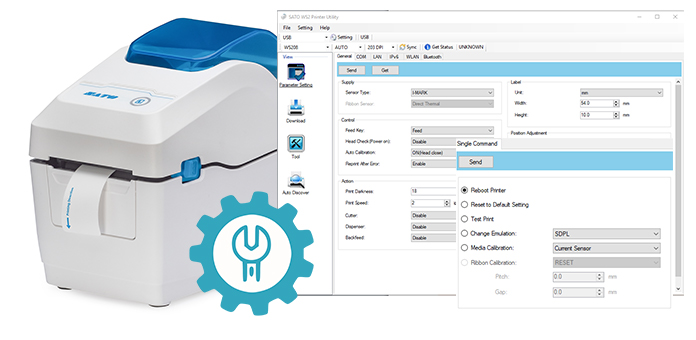 SATO WS2 Printer Utility