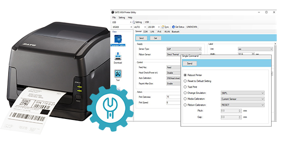 SATO WS4 Printer Utility
