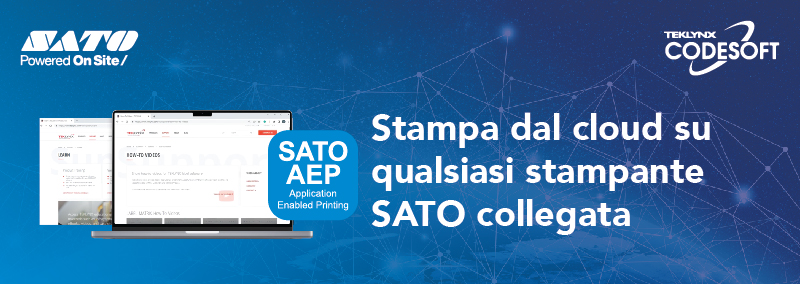 Stampa dal cloud su qualsiasi stampante SATO collegata