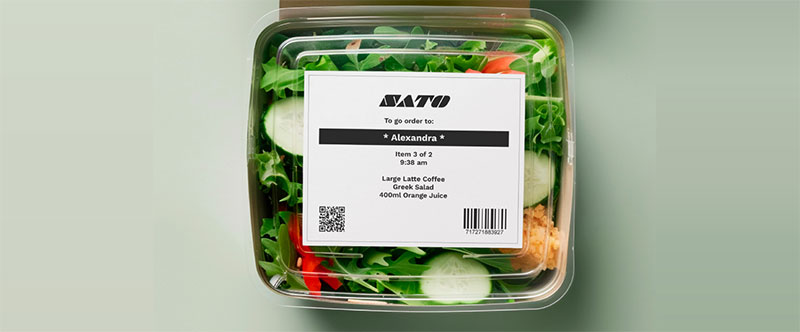 Insalata in confezione di plastica
