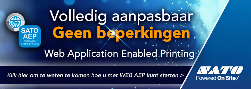 Volledig aanpasbaar - Geen beperkingen - WEB Application Enabled Printing - Klik hier om te weten te komen hoe u met WEB AEP kunt starten