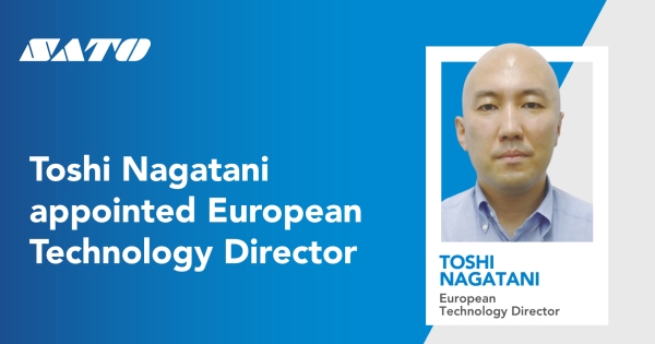 SATO Europe benoemt Toshiyuki Nagatani tot Technologiedirecteur