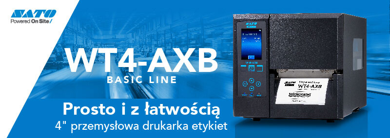 WT4-AXB Basic Line - Prosto i z latwoscia. 4" przemystowa drukarka etykiet