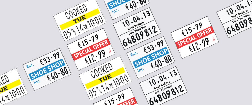 Etykiety do metkownicy ręcznej
