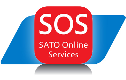 Logo rozwiązania SOS (SATO Online Services)