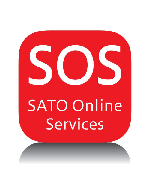 Logo rozwiązania SOS (SATO Online Services)