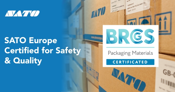 SATO wzmacnia swoje europejskie moce produkcyjne dzięki uzyskaniu przez polski zakład certyfikatu BRCGS Packaging Materials.