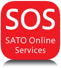 SOS - SATO Online Services logo