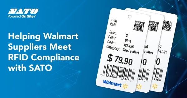 SATO помогает поставщикам Walmart соответствовать требованиям RFID