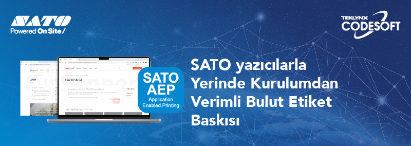 SATO yazıcılarla Yerinde Kurulumdan Verimli Bulut Etiket Baskısı