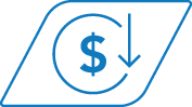 Reduce total cost of ownership icon