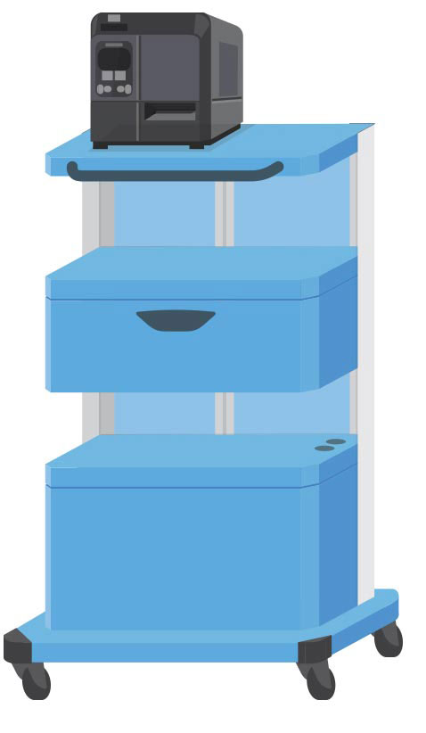 Trolley system inventory in warehouse