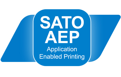 SATO AEP uygulaması Enabled Printing logo