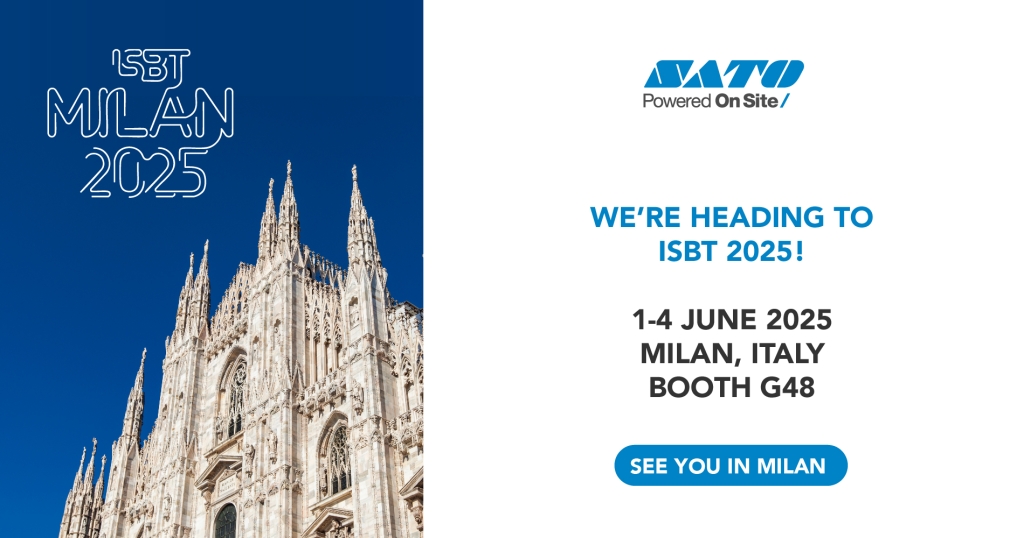 SATO Europe to Showcase Advanced PJM RFID Solutions for Blood Management at ISBT 2025